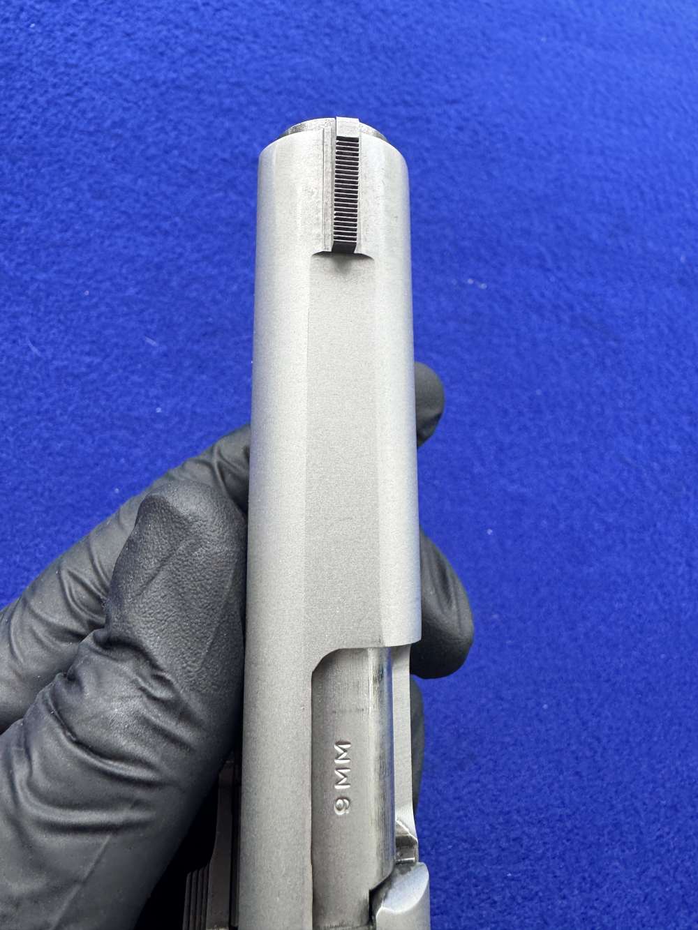 1984 Smith Wesson 659 Stainless 9mm Luger S&W 2 Mags-img-14