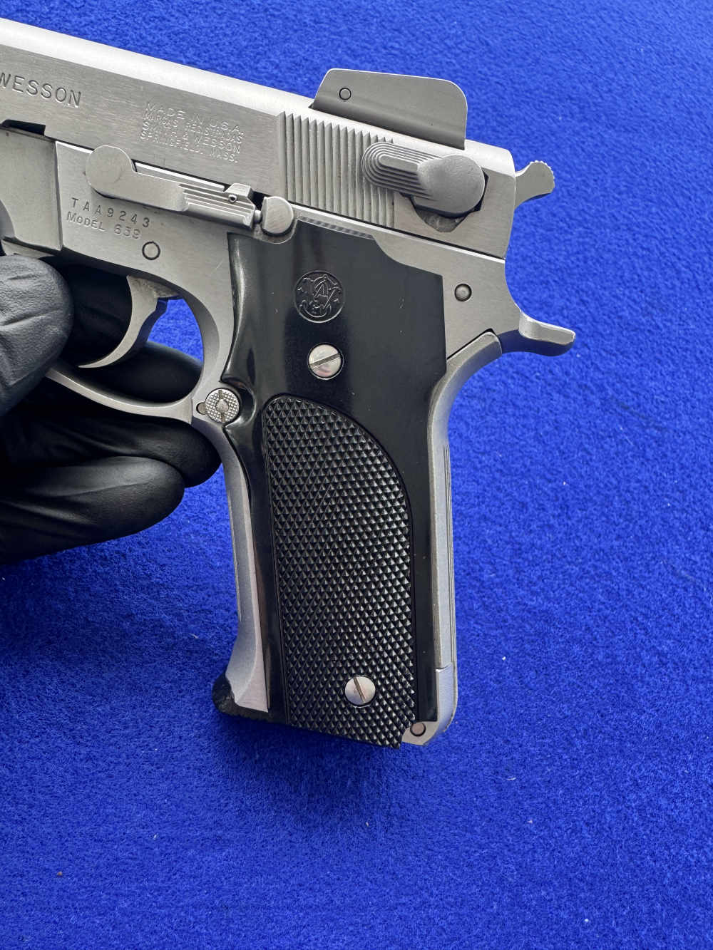 1984 Smith Wesson 659 Stainless 9mm Luger S&W 2 Mags-img-1