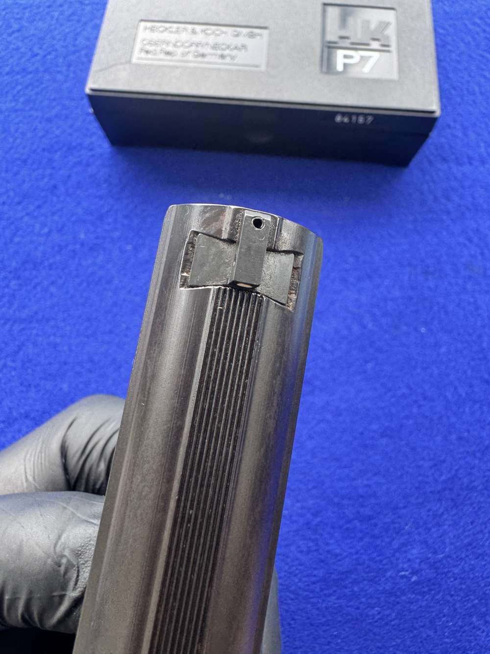 In Box 1984 HK P7 M8 Provenance 9mm Heckler Koch Germany Squeeze Cocker -img-22