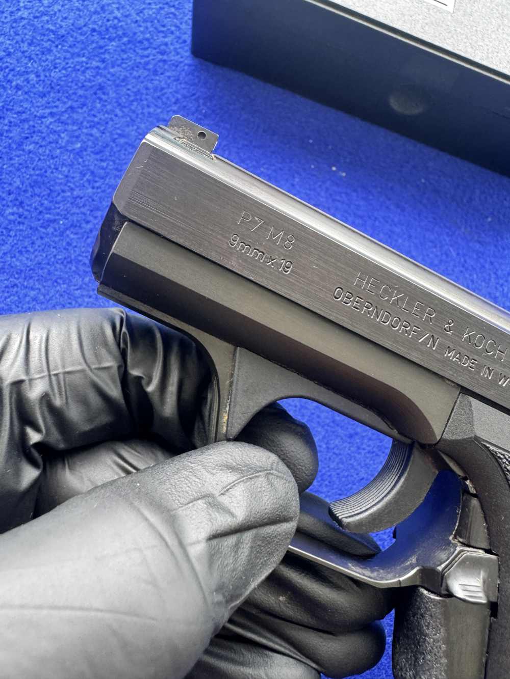 In Box 1984 HK P7 M8 Provenance 9mm Heckler Koch Germany Squeeze Cocker -img-17