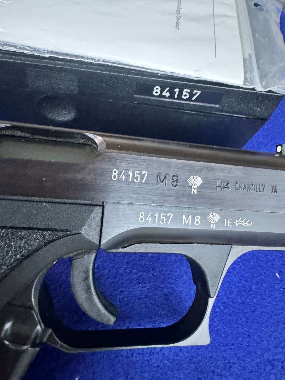 In Box 1984 HK P7 M8 Provenance 9mm Heckler Koch Germany Squeeze Cocker -img-32