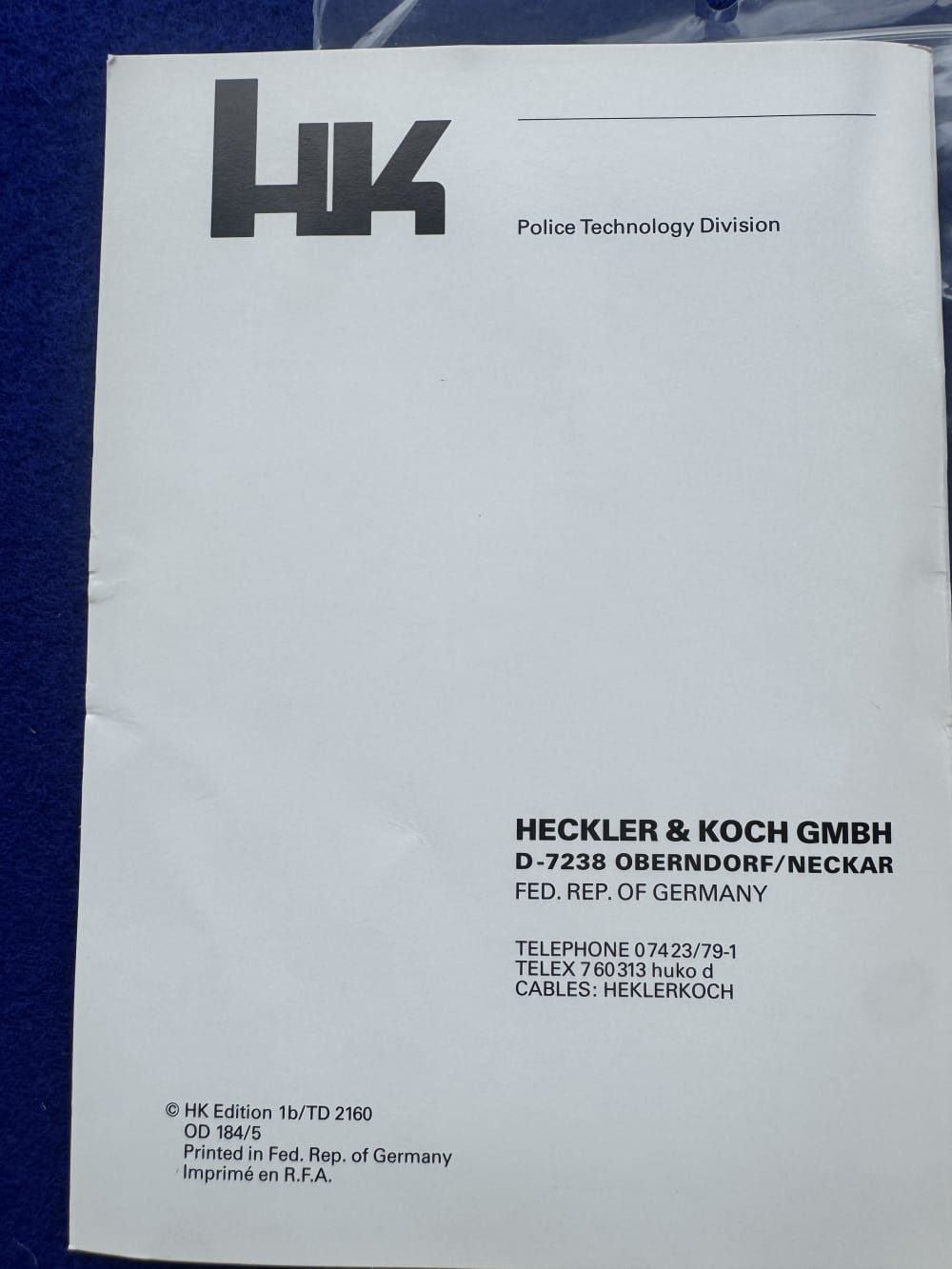 In Box 1984 HK P7 M8 Provenance 9mm Heckler Koch Germany Squeeze Cocker -img-3