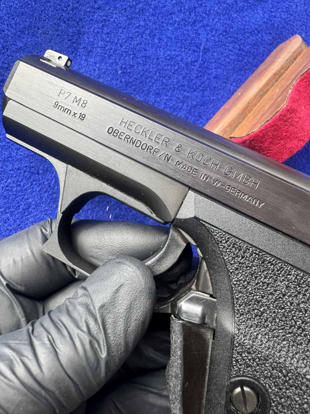 In Box 1984 HK P7 M8 Provenance 9mm Heckler Koch Germany Squeeze Cocker -img-30