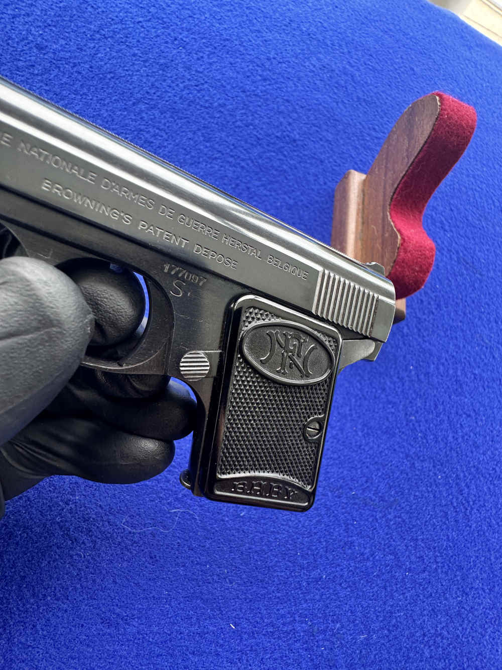 1958 Baby Browning .25 ACP Belgium Fabrique Nationale-img-2