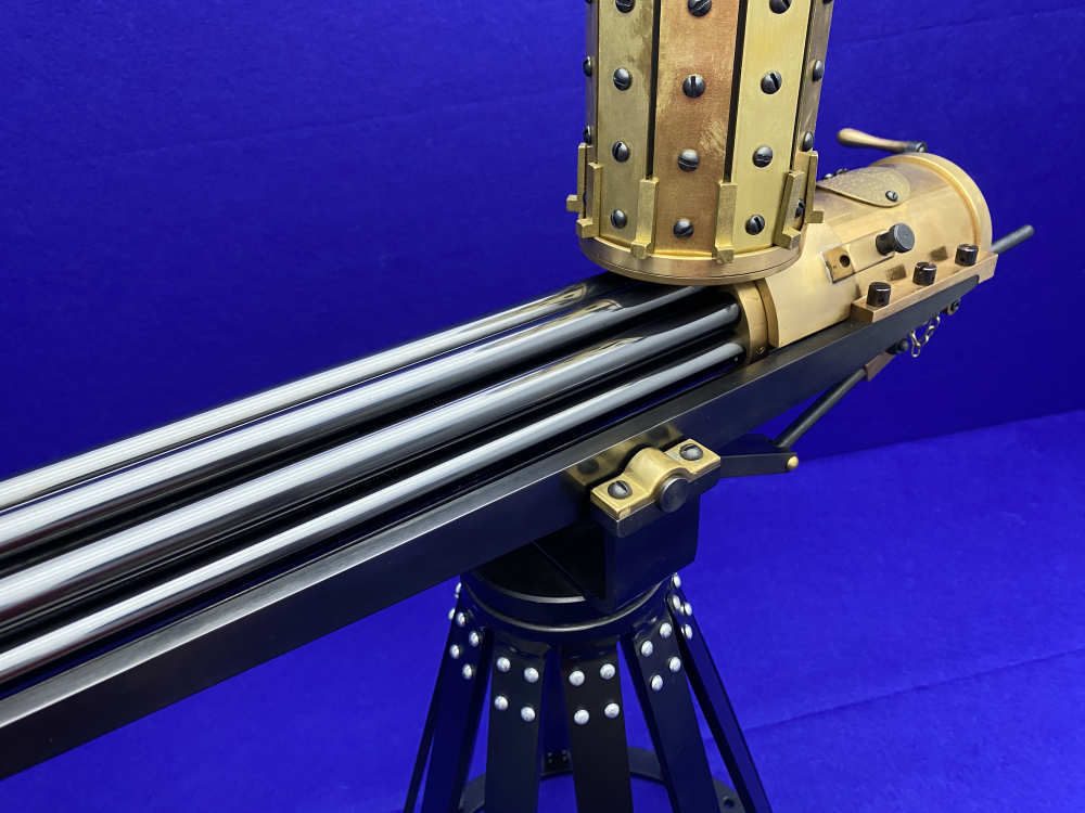 RARE HAND CRAFTED Valley Engraving 1878 Gatling Gun 10-Barrel Rotary 22LR-img-10