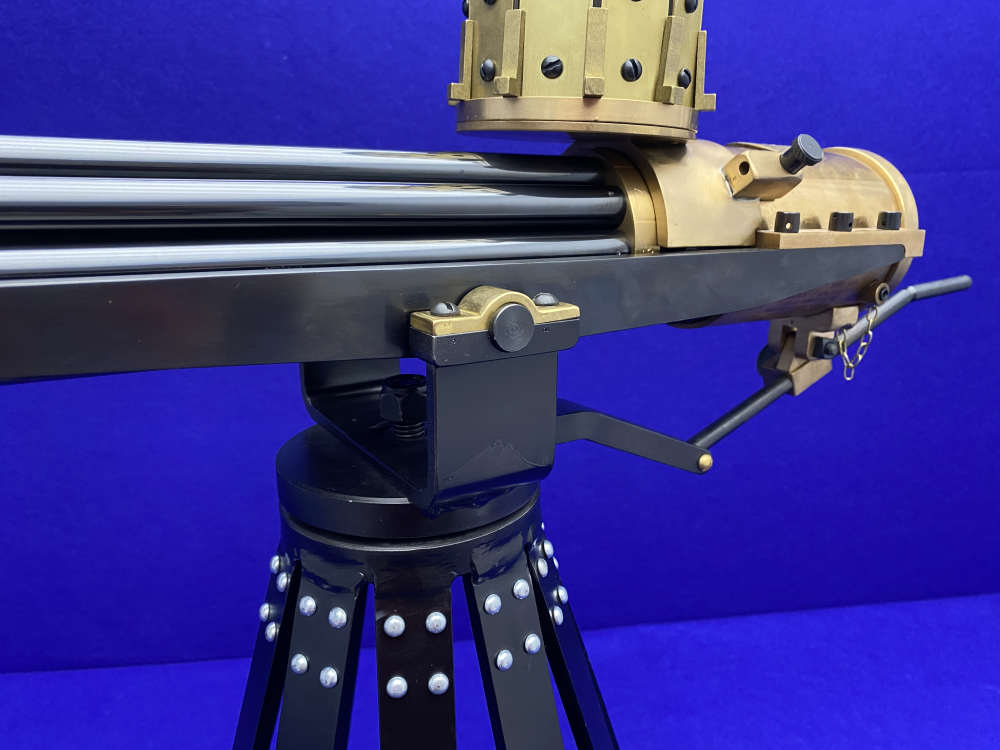 RARE HAND CRAFTED Valley Engraving 1878 Gatling Gun 10-Barrel Rotary 22LR-img-12