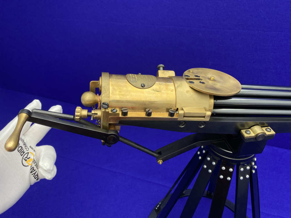 RARE HAND CRAFTED Valley Engraving 1878 Gatling Gun 10-Barrel Rotary 22LR-img-25