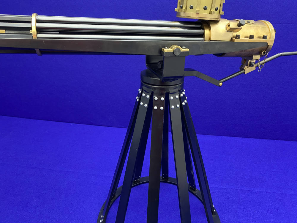 RARE HAND CRAFTED Valley Engraving 1878 Gatling Gun 10-Barrel Rotary 22LR-img-6