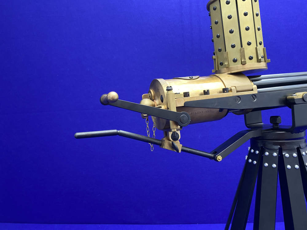 RARE HAND CRAFTED Valley Engraving 1878 Gatling Gun 10-Barrel Rotary 22LR-img-16
