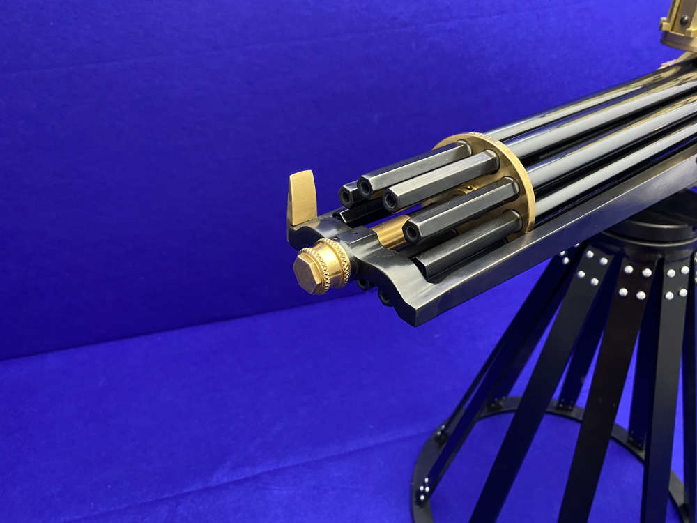 RARE HAND CRAFTED Valley Engraving 1878 Gatling Gun 10-Barrel Rotary 22LR-img-8