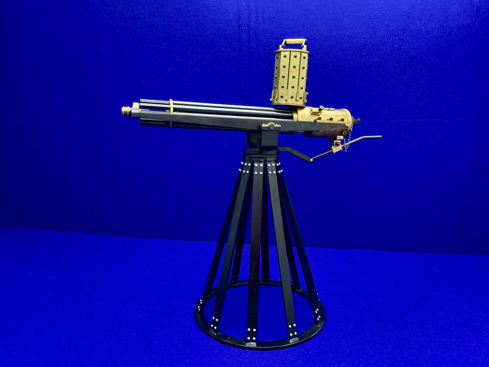 RARE HAND CRAFTED Valley Engraving 1878 Gatling Gun 10-Barrel Rotary 22LR-img-0