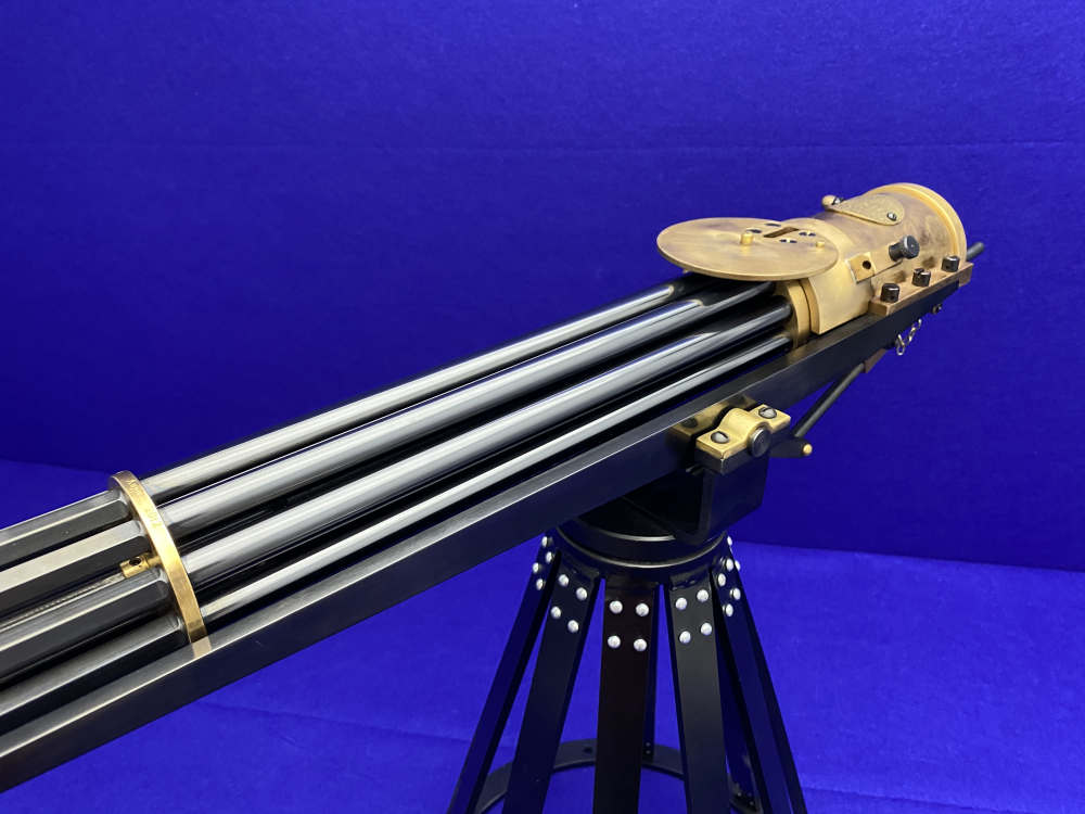 RARE HAND CRAFTED Valley Engraving 1878 Gatling Gun 10-Barrel Rotary 22LR-img-35