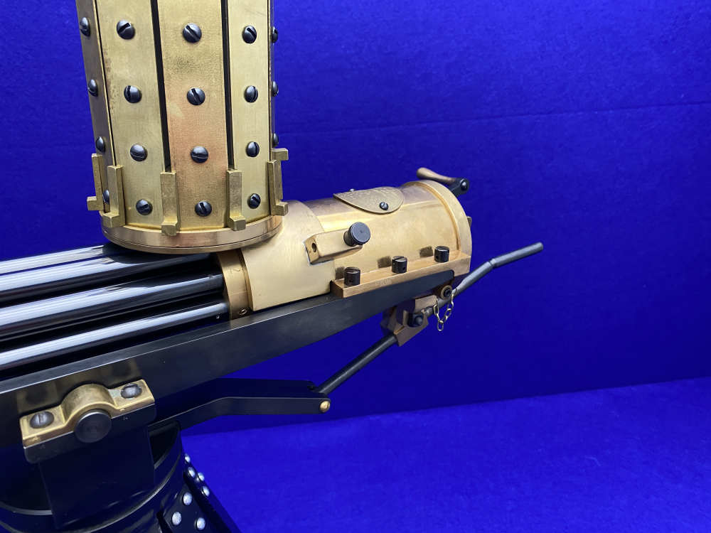 RARE HAND CRAFTED Valley Engraving 1878 Gatling Gun 10-Barrel Rotary 22LR-img-11