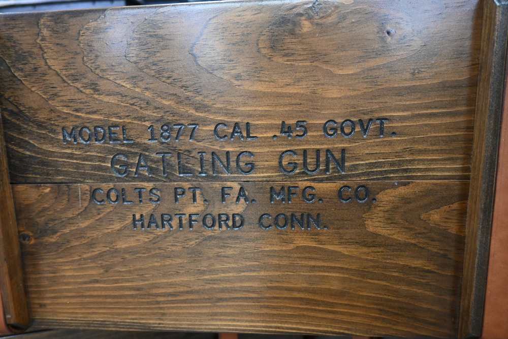 1877 "Bulldog" Gatling Gun - Colt Manufactured Remake #38 of 50 Unfired-img-22