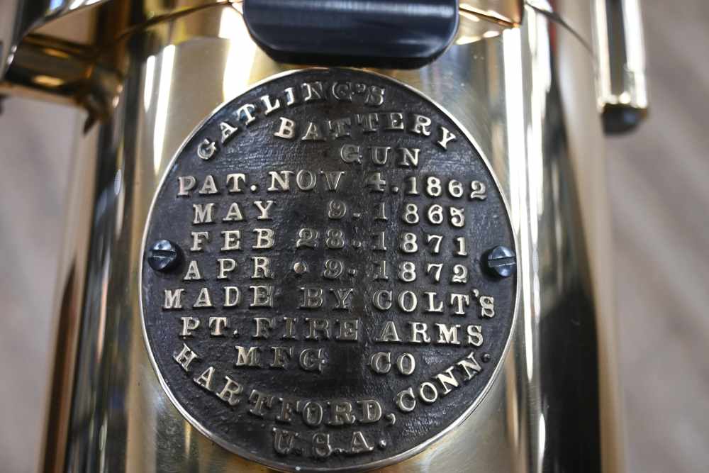 1877 "Bulldog" Gatling Gun - Colt Manufactured Remake #38 of 50 Unfired-img-14