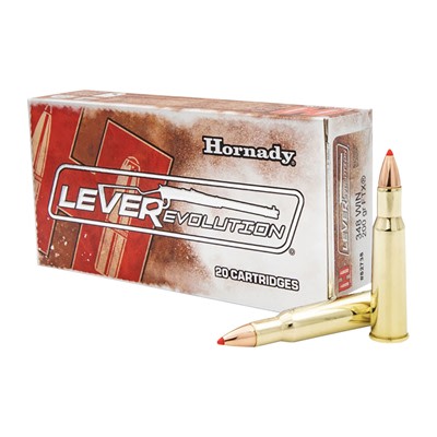 Hornady LEVEREVOLUTION .348 Winchester 200gr FTX Polymer Tip - 20 Rounds-img-0