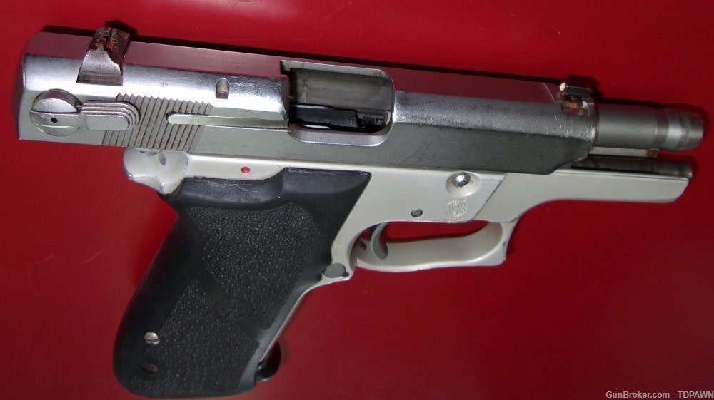 S&W Model 6906 2-Tone PISTOL 12 Rnd Mag 1990's 3.5inBBL Textured Hogue Grip-img-6