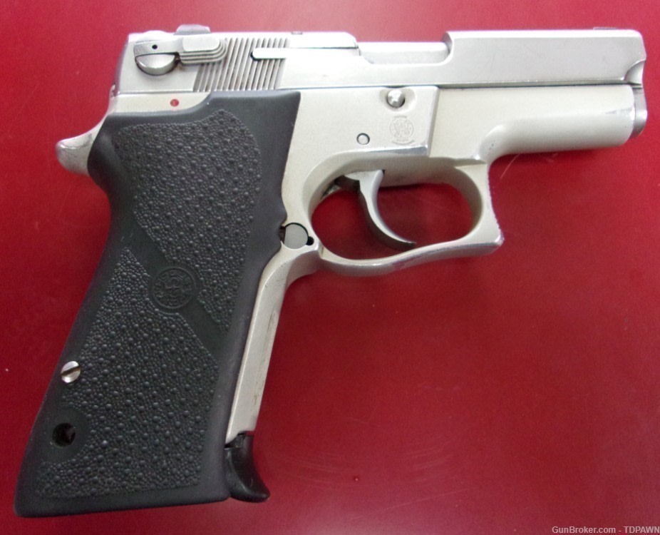 S&W Model 6906 2-Tone PISTOL 12 Rnd Mag 1990's 3.5inBBL Textured Hogue Grip-img-5