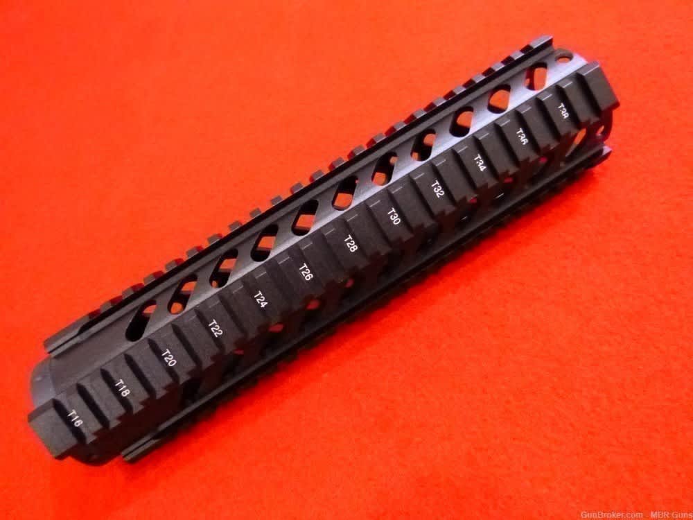 AR 15 10" Free Float Quad Rail Mid Length -img-0