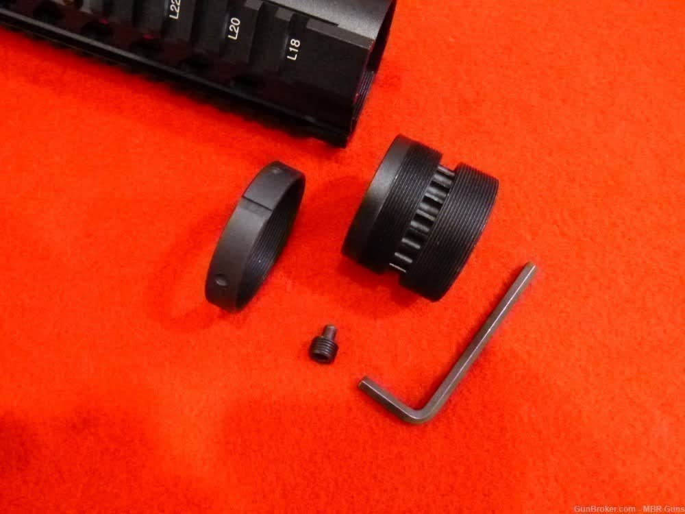 AR 15 10" Free Float Quad Rail Mid Length -img-6