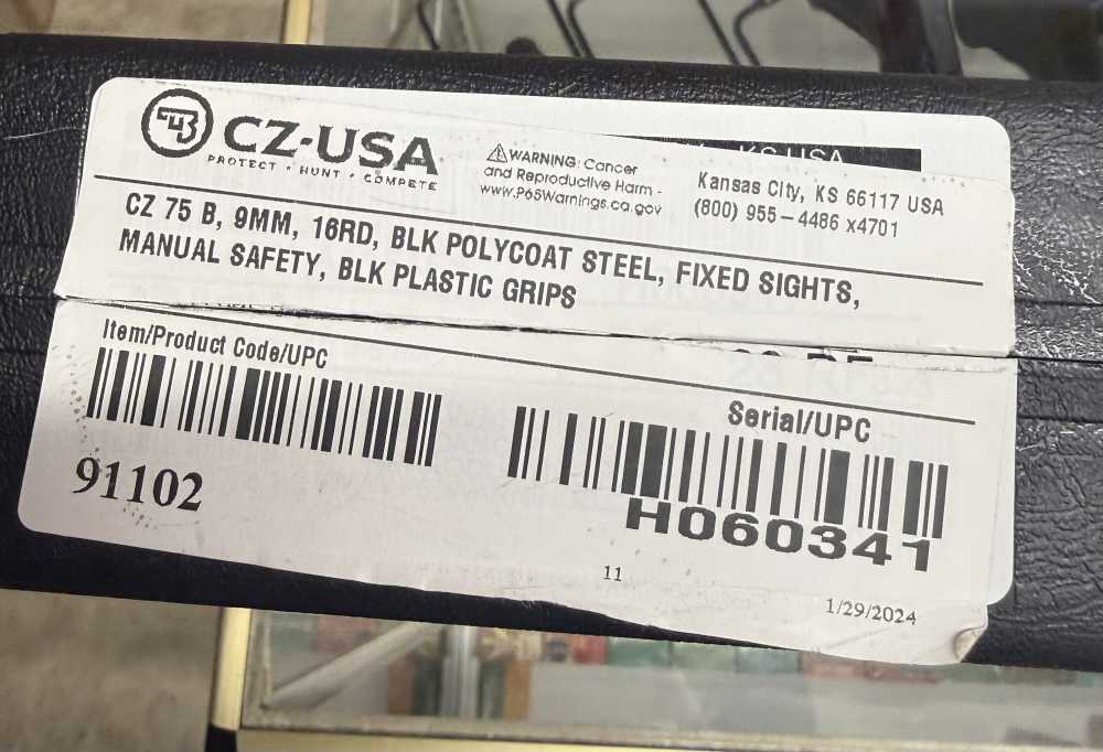 CZ 75B Semi Auto 9mm 16 Round Mags with original box 91102-img-4