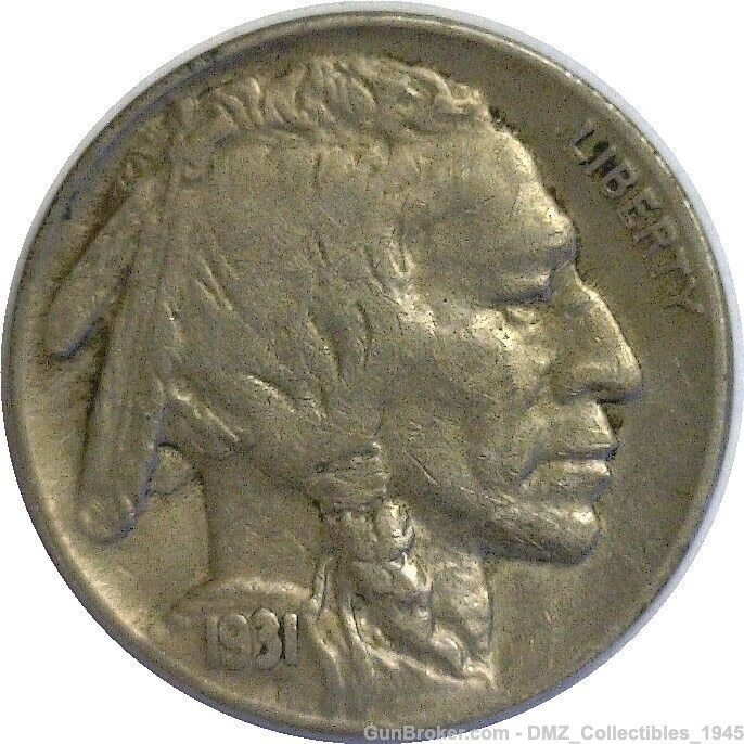 1931 Buffalo 5-cent Nickel Coin-img-0