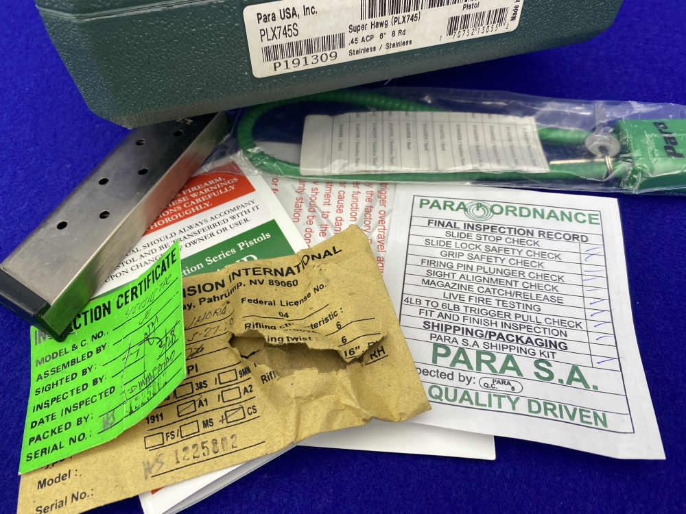 Para Super Hawg .45 ACP Stainless 6" *RARE DISCONTINUED SEMI-AUTO PISTOL*-img-42