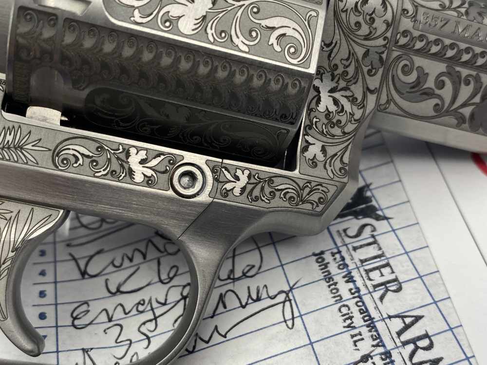 Kimber K6s .357 Magnum 2" Stainless *BEAUTIFUL LASER-ENGRAVED REVOLVER*-img-25