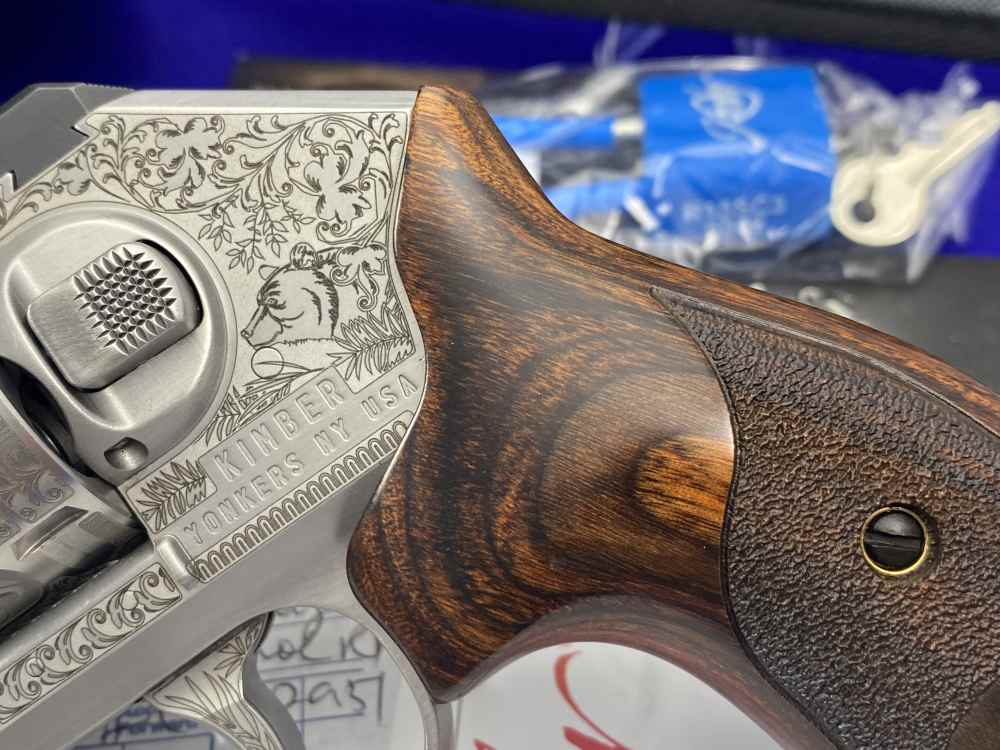 Kimber K6s .357 Magnum 2" Stainless *BEAUTIFUL LASER-ENGRAVED REVOLVER*-img-6
