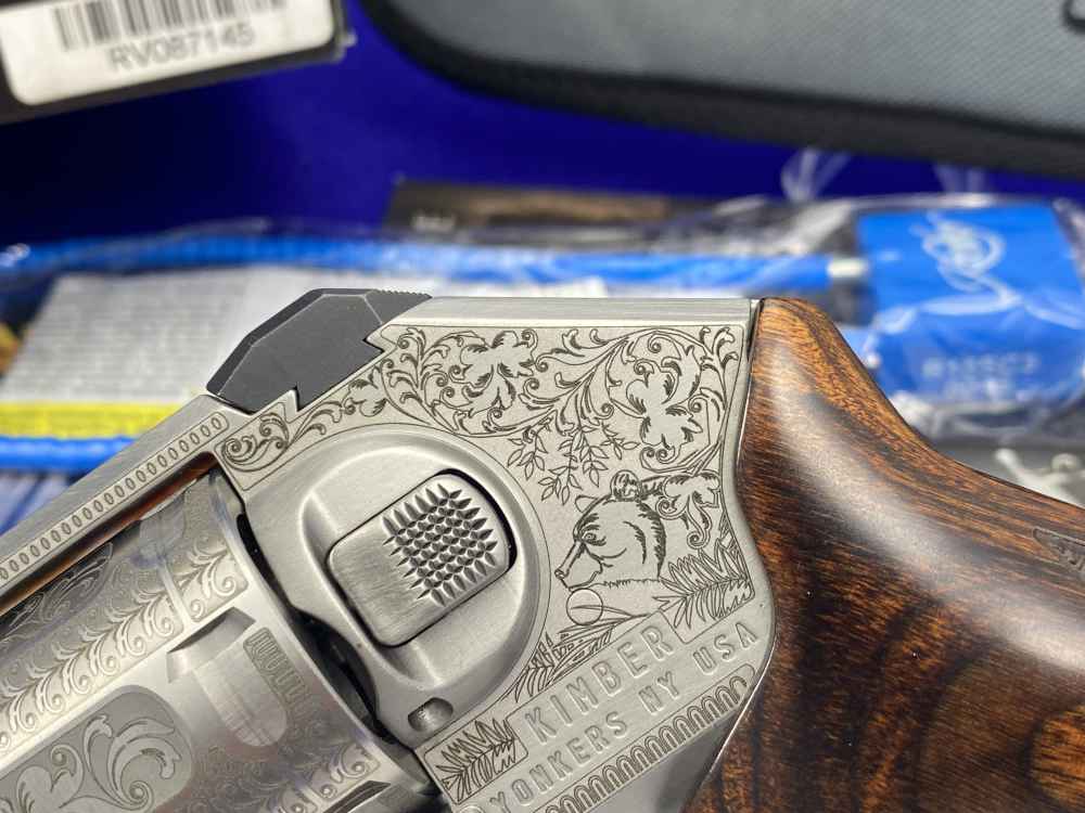 Kimber K6s .357 Magnum 2" Stainless *BEAUTIFUL LASER-ENGRAVED REVOLVER*-img-7