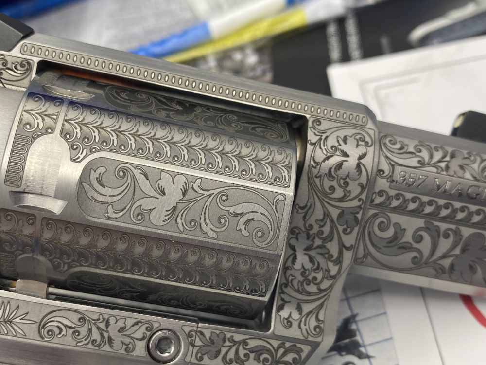 Kimber K6s .357 Magnum 2" Stainless *BEAUTIFUL LASER-ENGRAVED REVOLVER*-img-28