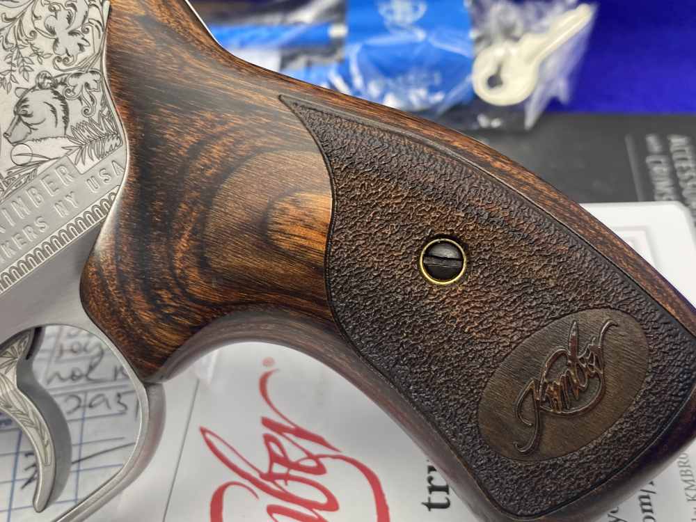 Kimber K6s .357 Magnum 2" Stainless *BEAUTIFUL LASER-ENGRAVED REVOLVER*-img-5