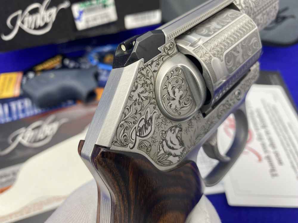 Kimber K6s .357 Magnum 2" Stainless *BEAUTIFUL LASER-ENGRAVED REVOLVER*-img-33