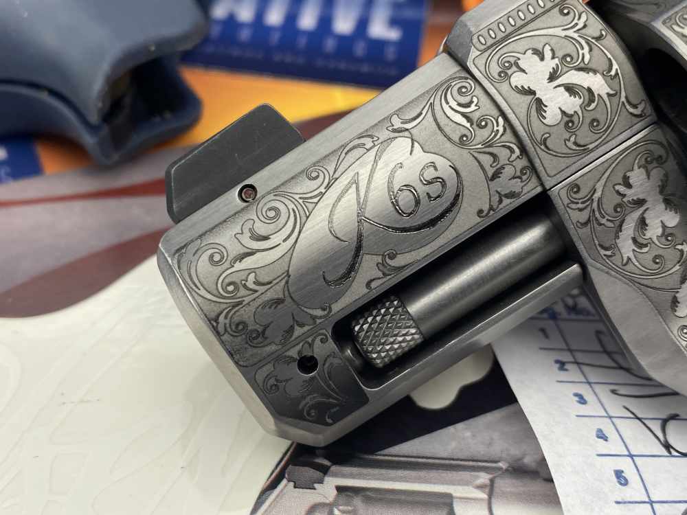 Kimber K6s .357 Magnum 2" Stainless *BEAUTIFUL LASER-ENGRAVED REVOLVER*-img-15