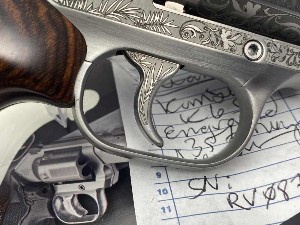 Kimber K6s .357 Magnum 2" Stainless *BEAUTIFUL LASER-ENGRAVED REVOLVER*-img-26