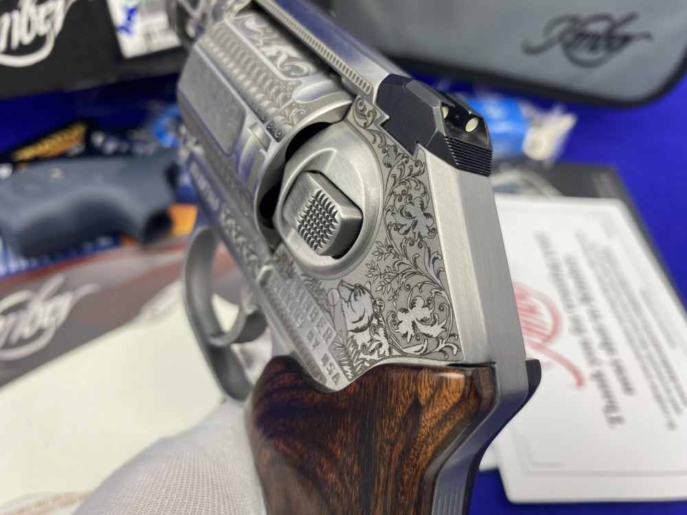 Kimber K6s .357 Magnum 2" Stainless *BEAUTIFUL LASER-ENGRAVED REVOLVER*-img-32