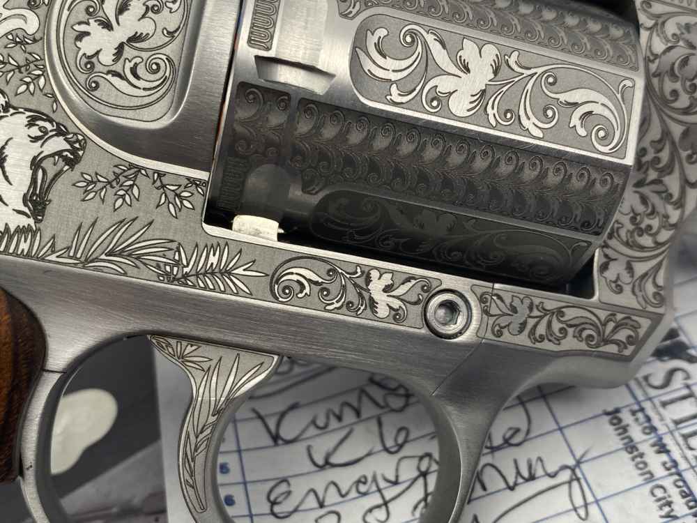 Kimber K6s .357 Magnum 2" Stainless *BEAUTIFUL LASER-ENGRAVED REVOLVER*-img-24