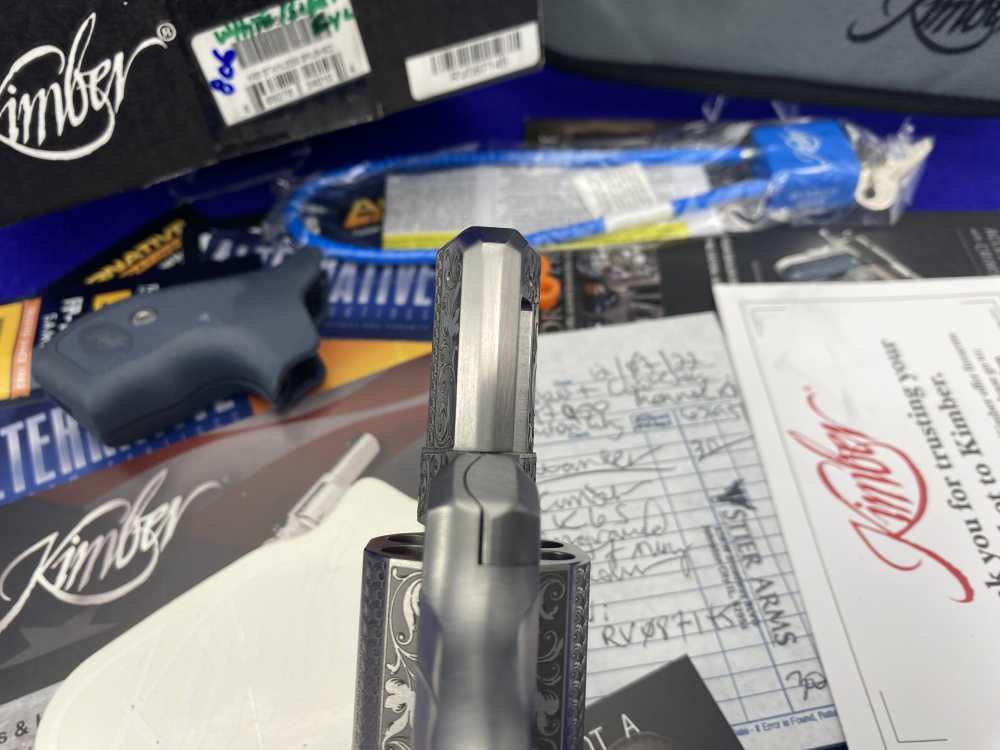 Kimber K6s .357 Magnum 2" Stainless *BEAUTIFUL LASER-ENGRAVED REVOLVER*-img-40