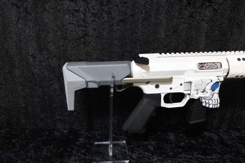 CUSTOM Sharp Bros 9mm Rifle w/ Q the Fix Stock & Custom Paint-img-8