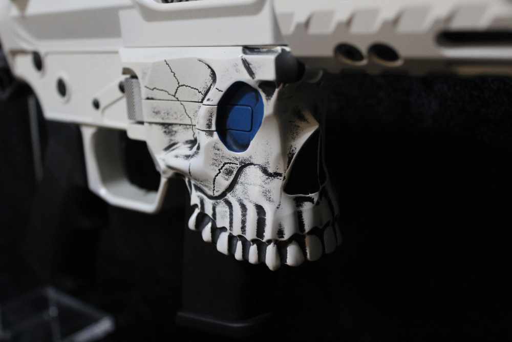 CUSTOM Sharp Bros 9mm Rifle w/ Q the Fix Stock & Custom Paint-img-4