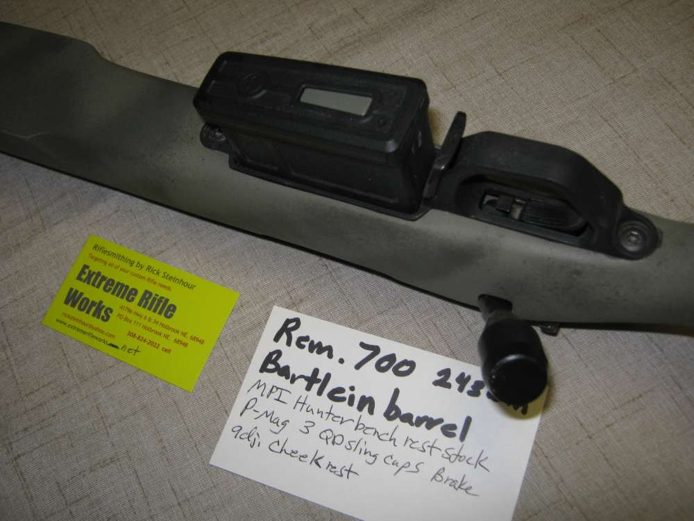 Remington 700 243 Win. W/Bartlein barrel Fiberglass stock & more Reduced !-img-10