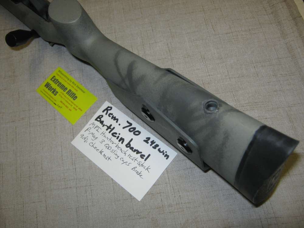 Remington 700 243 Win. W/Bartlein barrel Fiberglass stock & more Reduced !-img-9
