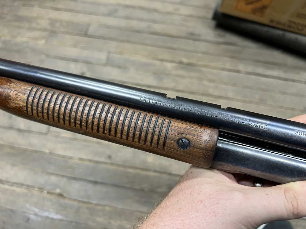 Remington 141 30 rem 22” transitional 1935 pre-gamemaster pump action rifle-img-9