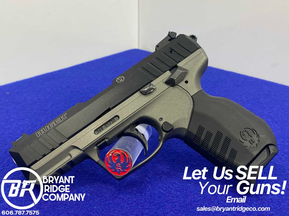 Ruger SR22 .22 LR Titanium Finish 3.5" *TWO-TONE FIBER OPTIC SIGHT*-img-0