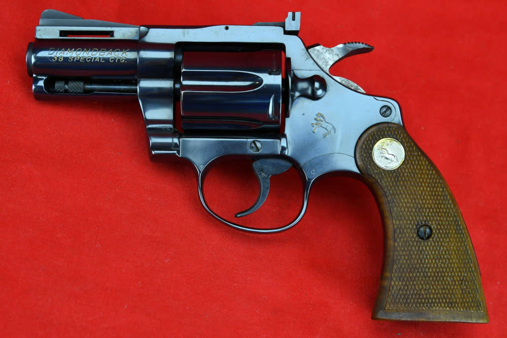 FINE 2-1/2" Colt Diamondback - Royal Blue - .38 Spl.-img-0
