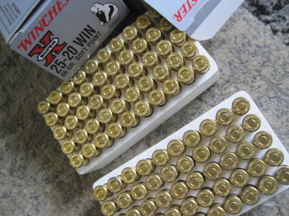 25-20 Winchester Ammo 86 Grain Soft Point 100 rounds  x2520-img-1