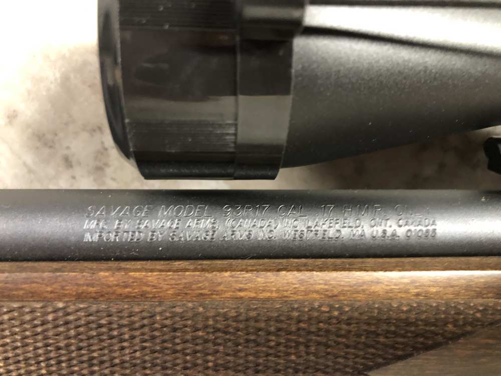 Savage Arms 93R17 Left-Handed .17HMR Bolt-Action Rifle-img-1