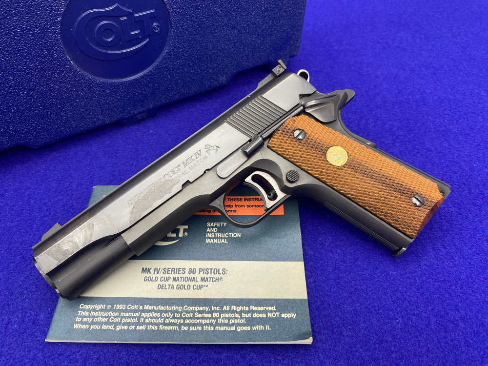 1984 Colt MK IV / Series 80 Gold Cup National Match .45ACP *FANTASTIC COLT*-img-3