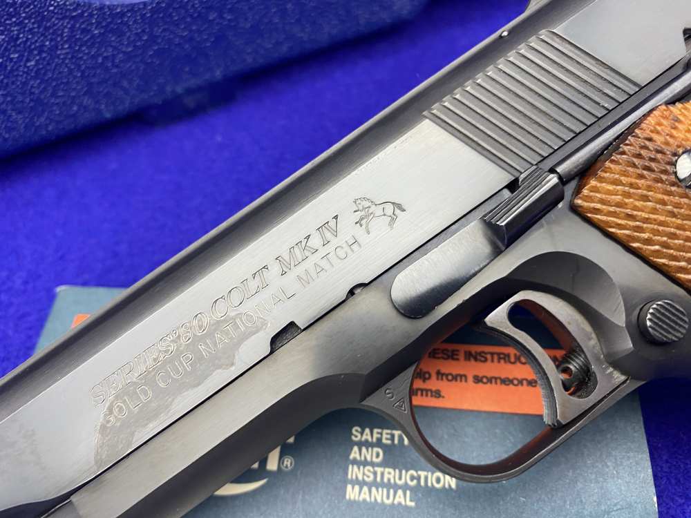 1984 Colt MK IV / Series 80 Gold Cup National Match .45ACP *FANTASTIC COLT*-img-7