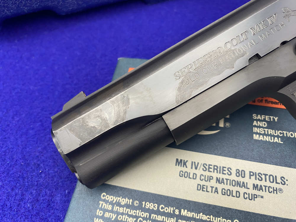 1984 Colt MK IV / Series 80 Gold Cup National Match .45ACP *FANTASTIC COLT*-img-8